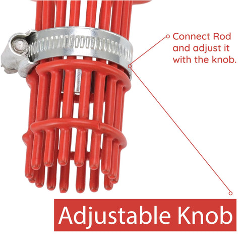 Home-X Fruit Picker Basket ergonomic design supports comfortable one-handed use.