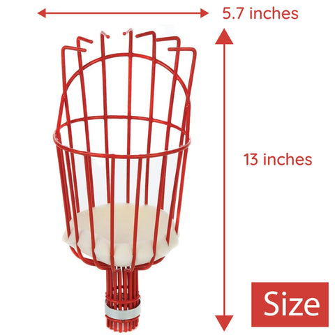 Home-X Fruit Picker Basket durable construction for long-lasting garden tasks.