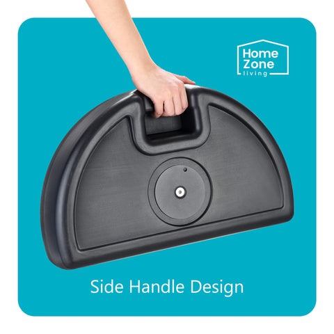 Home Zone Living UV-resistant base withstands sun and rain for outdoor longevity.