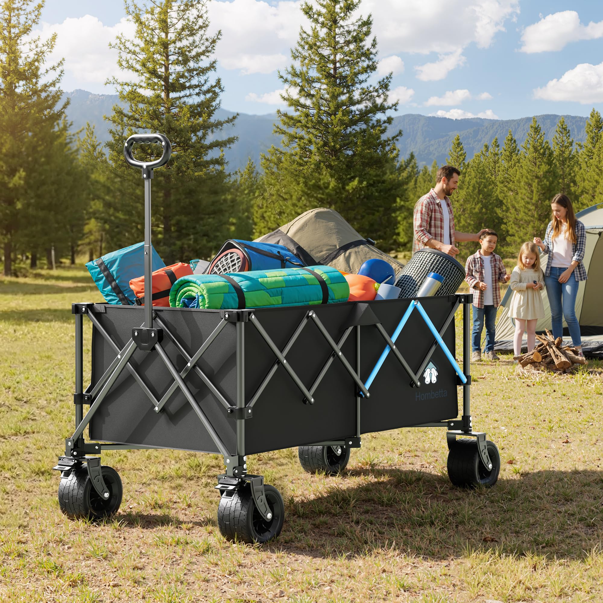 Homebetta XL wagon fits in your trunk for quick errands.