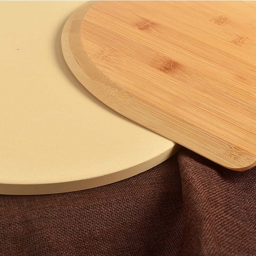 homEdge cordierite stone resists high heat for crisp crusts