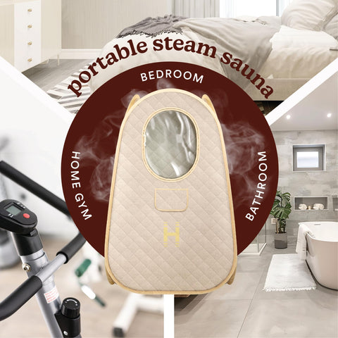 Homedics steam generator powers efficient heat for comfortable steam therapy.
