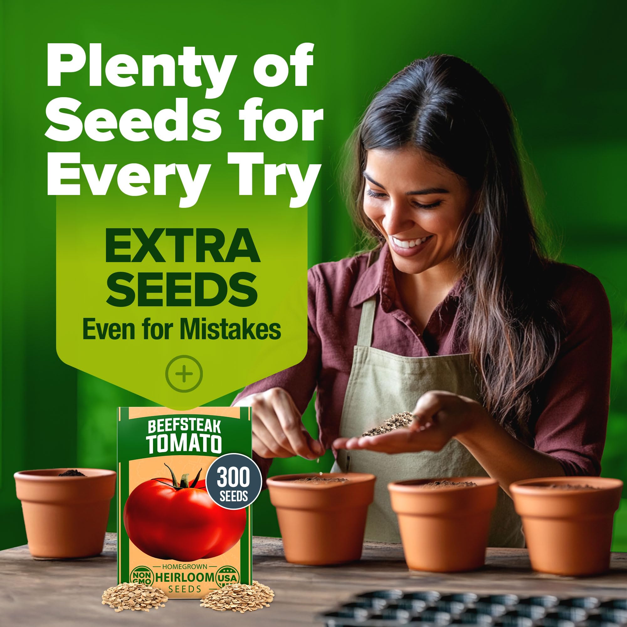 HOME GROWN Beefsteak seeds suited for zones 3–9 and warm summers.