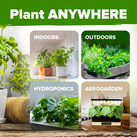 HOME GROWN perfect gift for plant lovers with markers and growing guide.