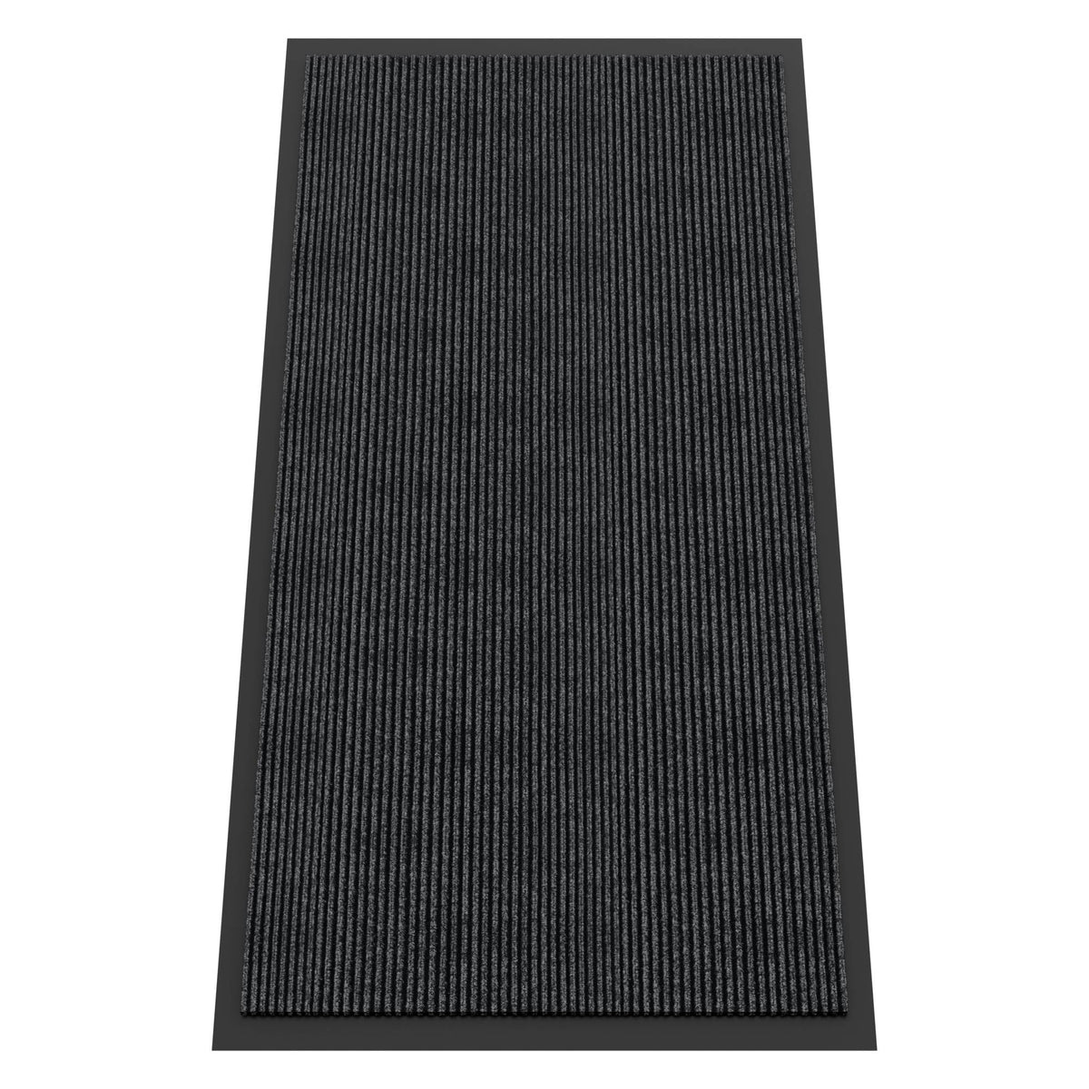 HOMEK indoor outdoor door mat demonstrates dirt capture for a cleaner entry.