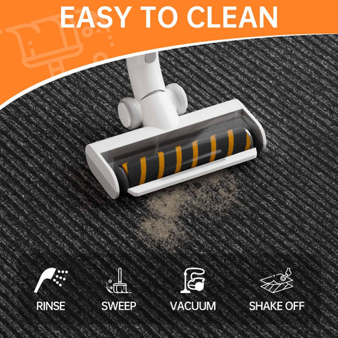 HOMEK easy-clean surface; shake, vacuum, or hose away dirt.