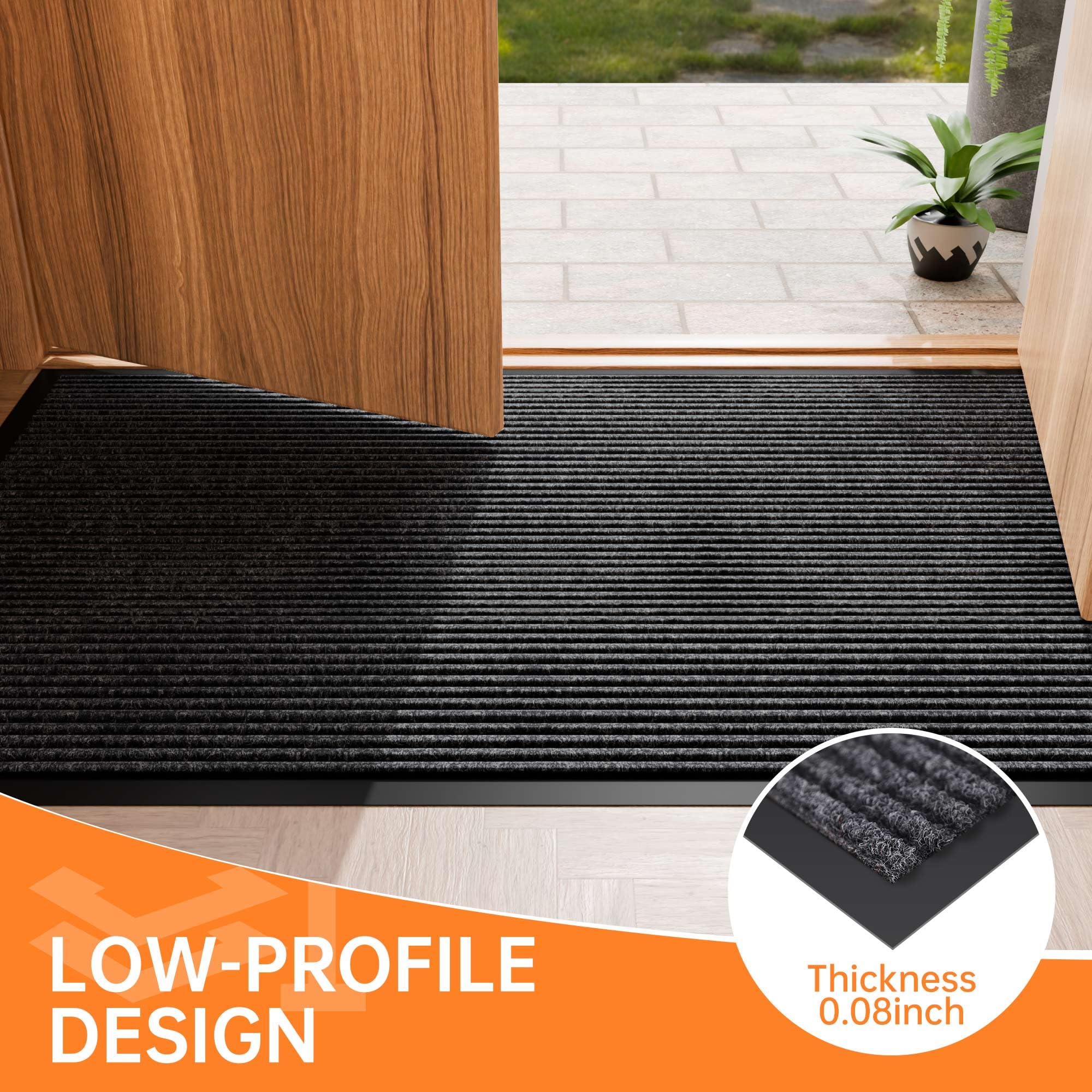 HOMEK extra-large options fit wide entryways and high-traffic areas.