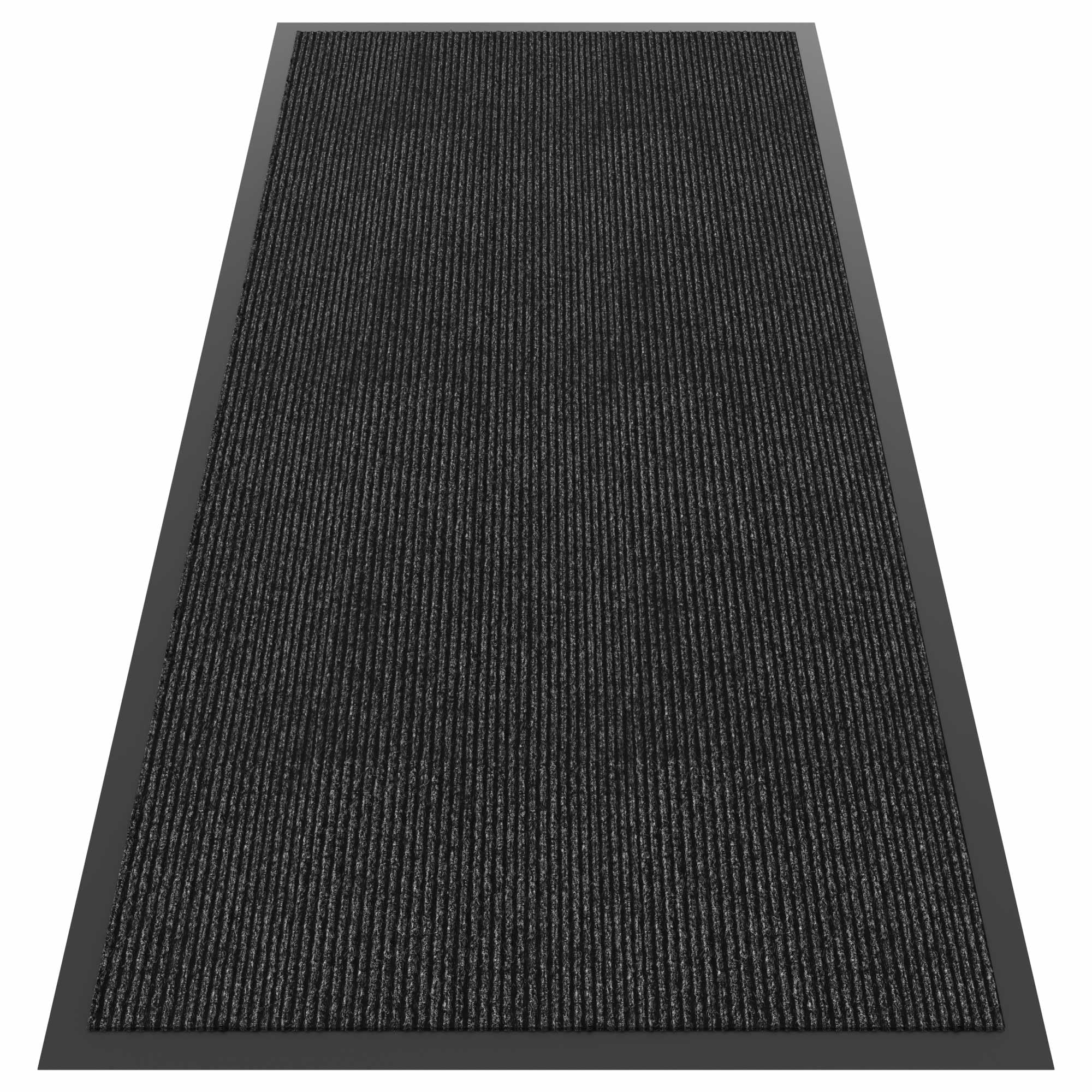 HOMEK front door mat dirt capture keeps entryways clean and dry.