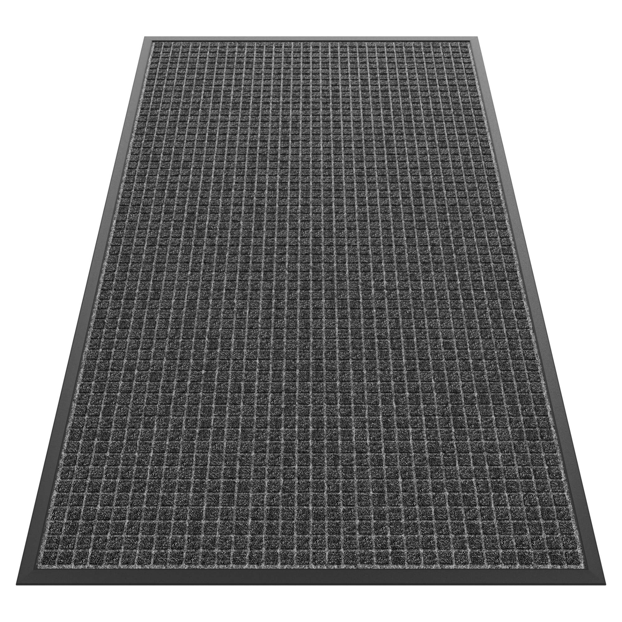 HOMEK sturdy front door mat outdoor entrance traps dirt effectively for a cleaner entry.