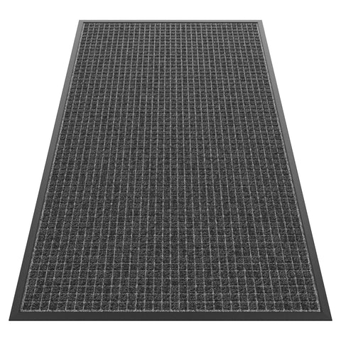 HOMEK sturdy front door mat outdoor entrance traps dirt effectively for a cleaner entry.