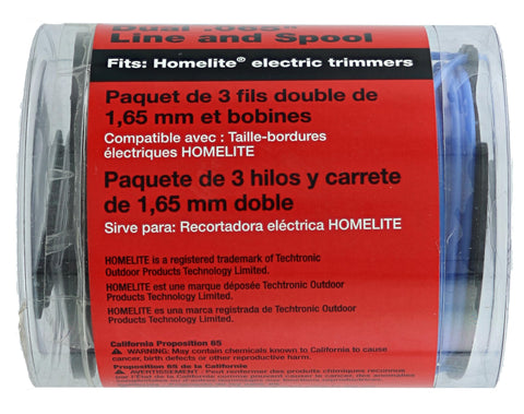 Homelite AC41RL3 0.065 inch line for light brush and grass