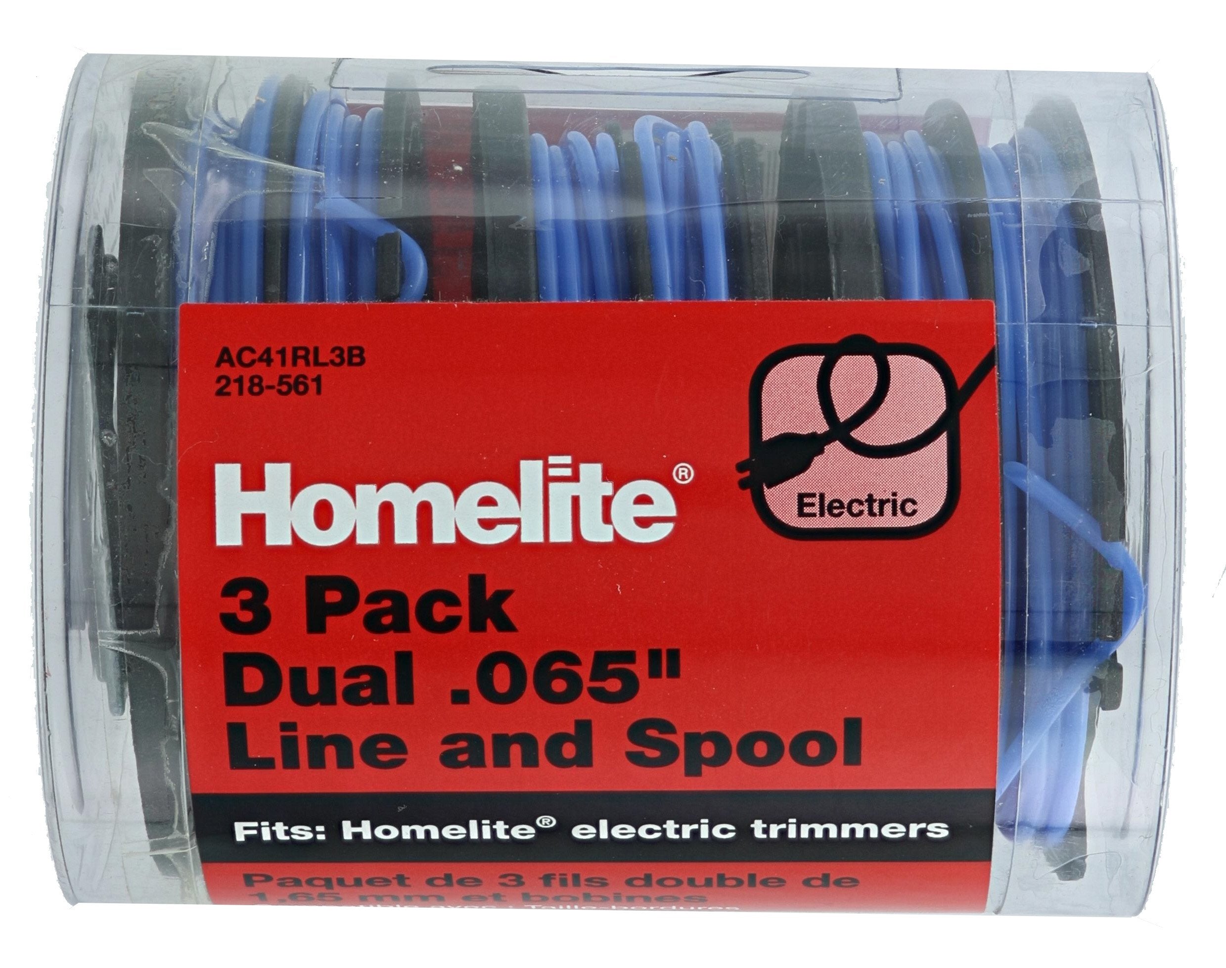 Homelite AC41RL3 autofeed 3-pack spool for quick line replacement