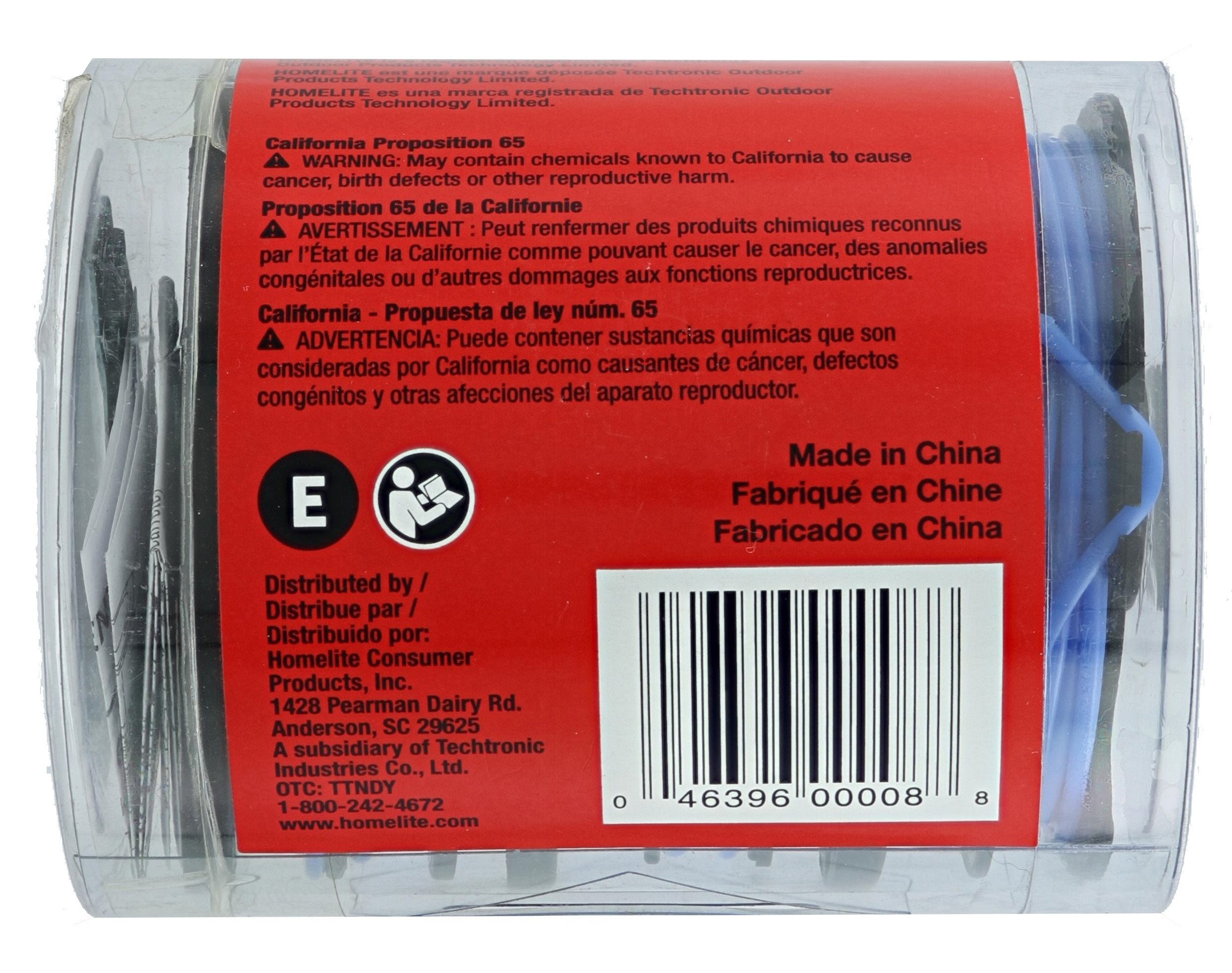 Homelite AC41RL3 pre-wound spool pack with simple install directions