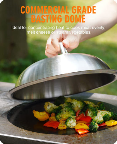 Homenote bacon press on griddle for crispy edges