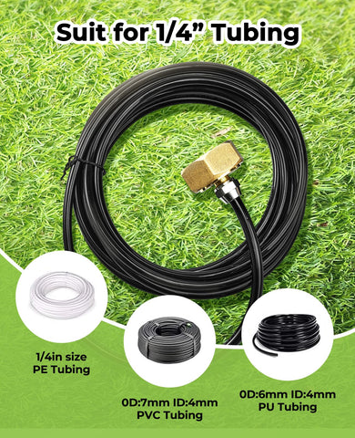 HOMENOTE barbed design with lock cap for secure tubing