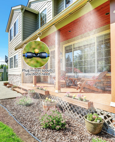 Homenote brass misting nozzle plug installation-ready image demonstrates quick replacement.