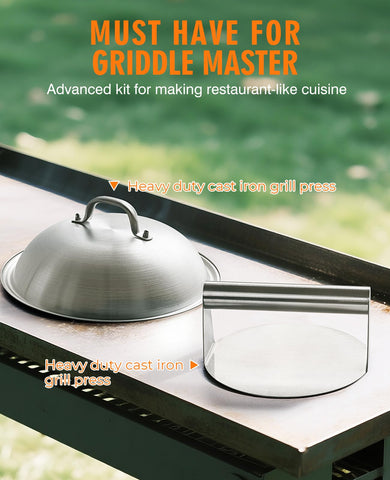 Homenote round burger press 5.9 inches ideal for burgers and sandwiches
