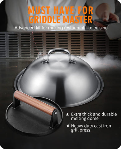 HOMENOTE flat-top accessory set bundles essential tools for professional and home grilling.