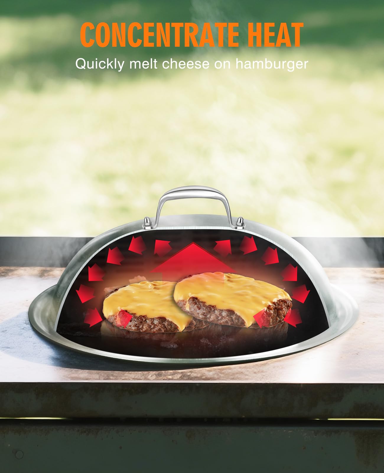 Homenote multi-use griddle accessories for various grill meals