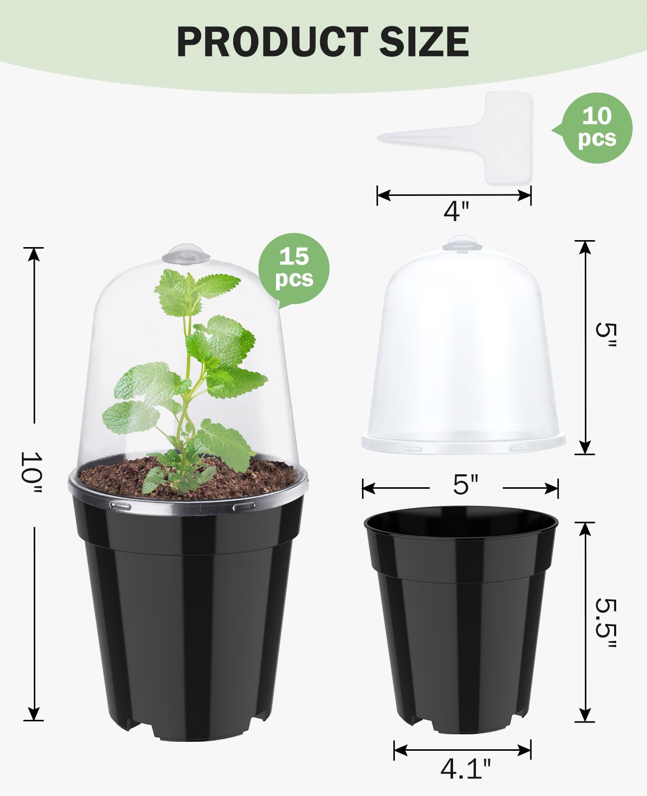 homenote extra plant tags included for easy labeling
