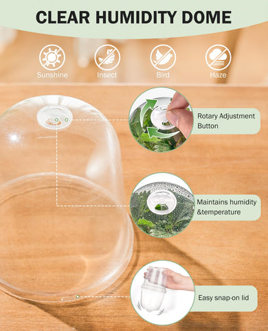 homenote propagation pot ideal for seed starting and cuttings