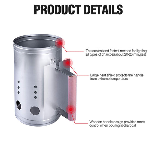 Homenote wooden handle with heat shield reduces heat transfer