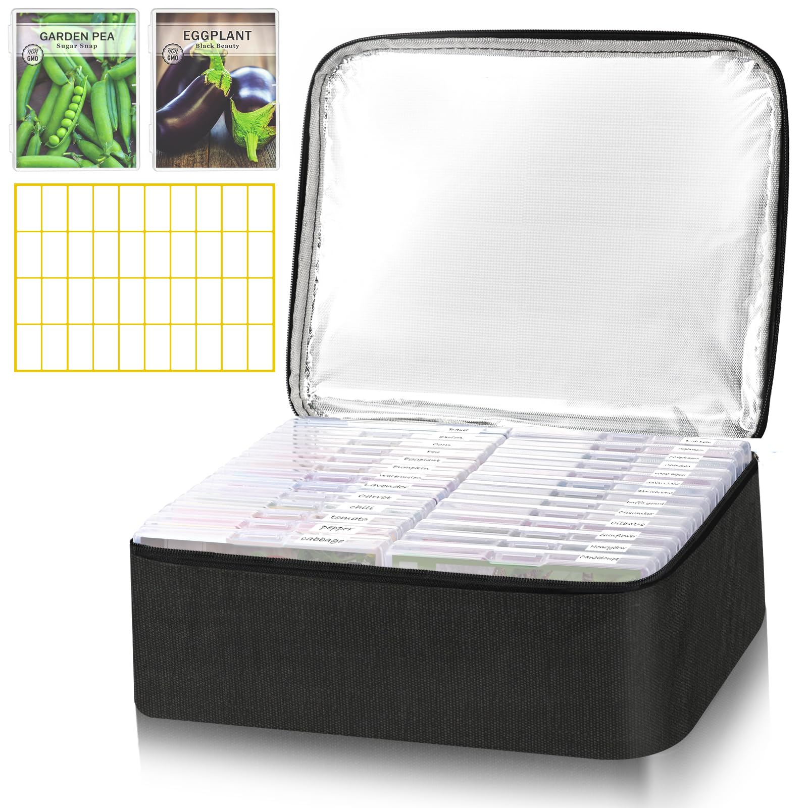 HomePekite gift-ready seed organizer for gardening enthusiasts.