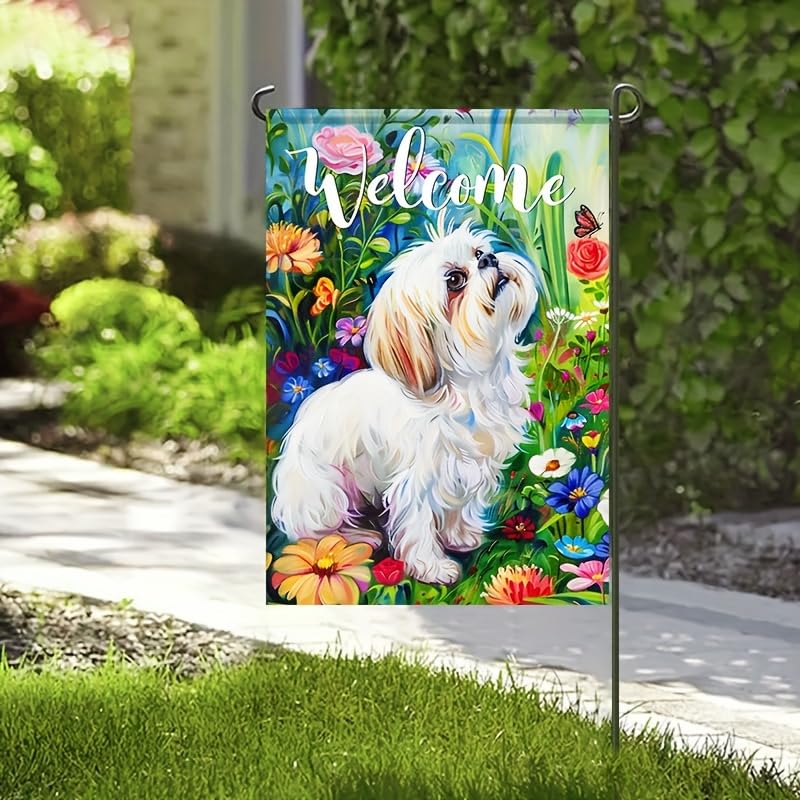 HOMETITUTE Gift-worthy flag for dog lovers and new homes.
