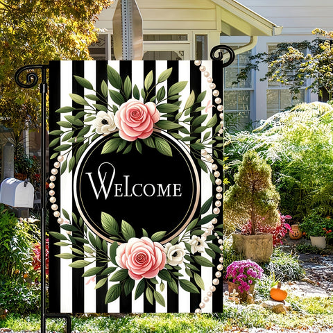 HOMETITUTE Housewarming gift flag for garden lovers