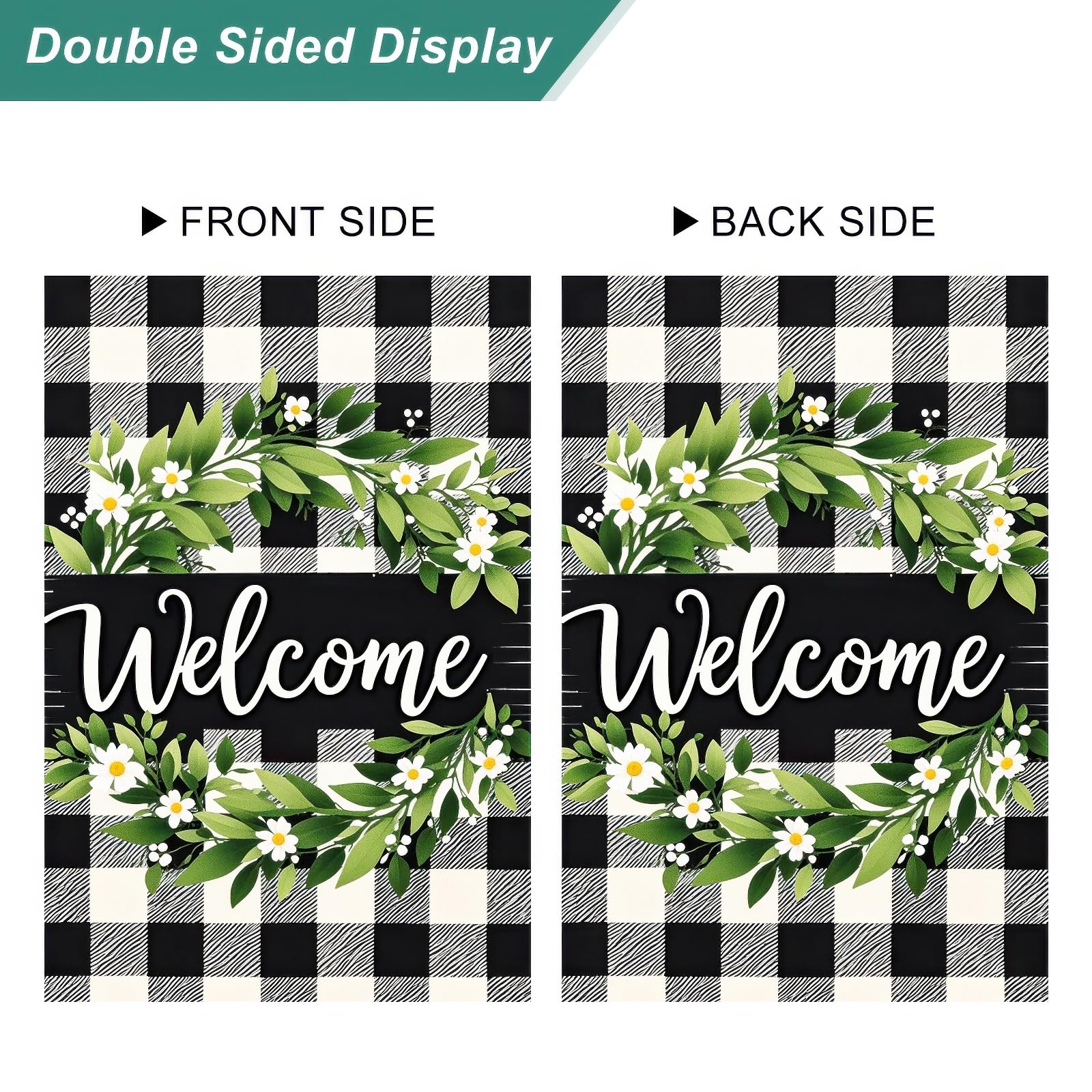 HOMETITUTE summer outdoor flag adds charm to lawn or pathway.
