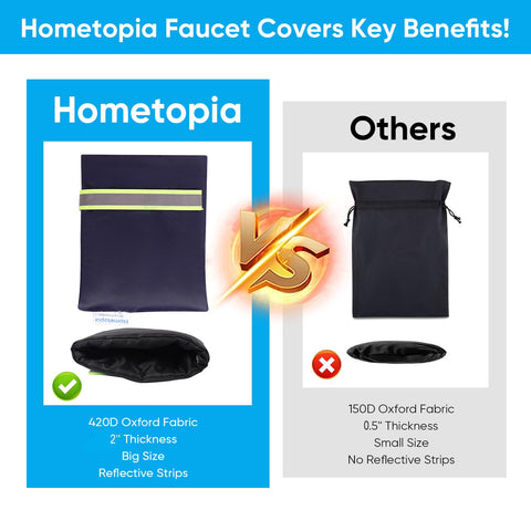 Hometopia blue outer layer blocks rain and moisture.