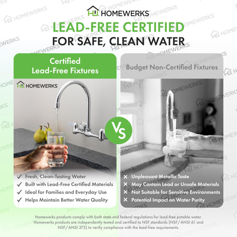Homewerks chrome exposed shower kit for mud room or outdoor cleanup