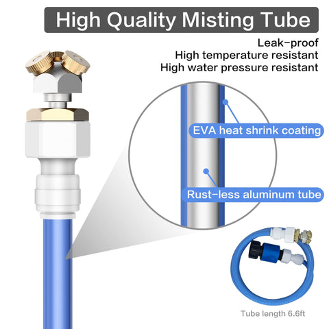 Homeyeco leak-proof construction with durable tubing and connectors.
