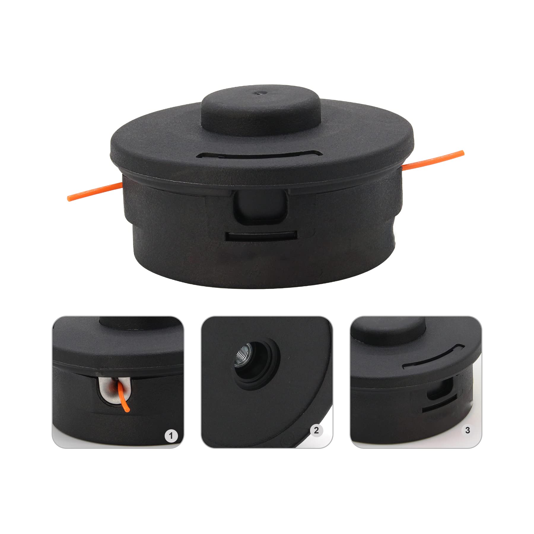 Homhelar 25-2 two-pack, ready replacement for Stihl trimmers