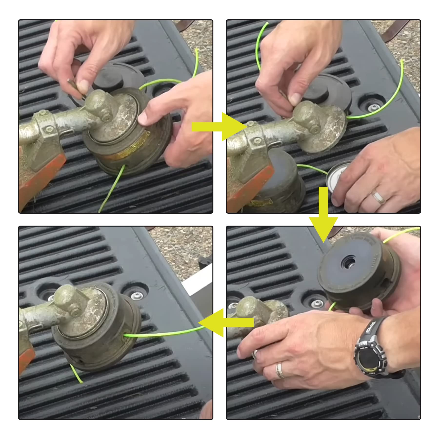 Homhelar 25-2 trimmer head compact design for easy handling