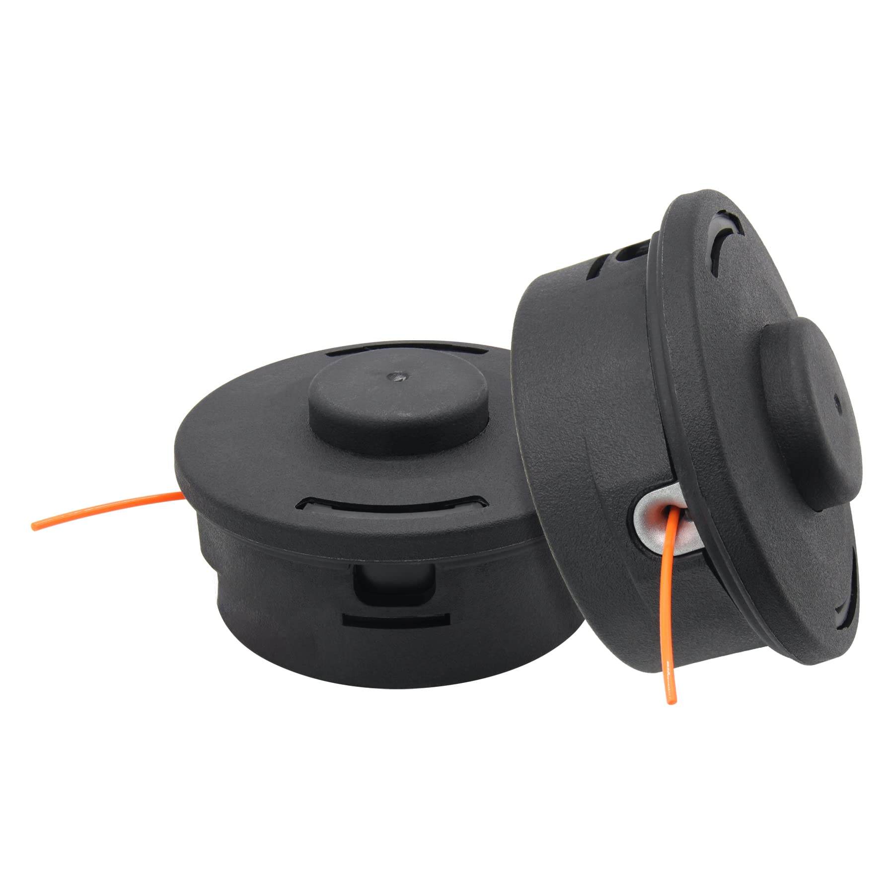Homhelar 25-2 trimmer head on Stihl FS55, ready for fast line feed