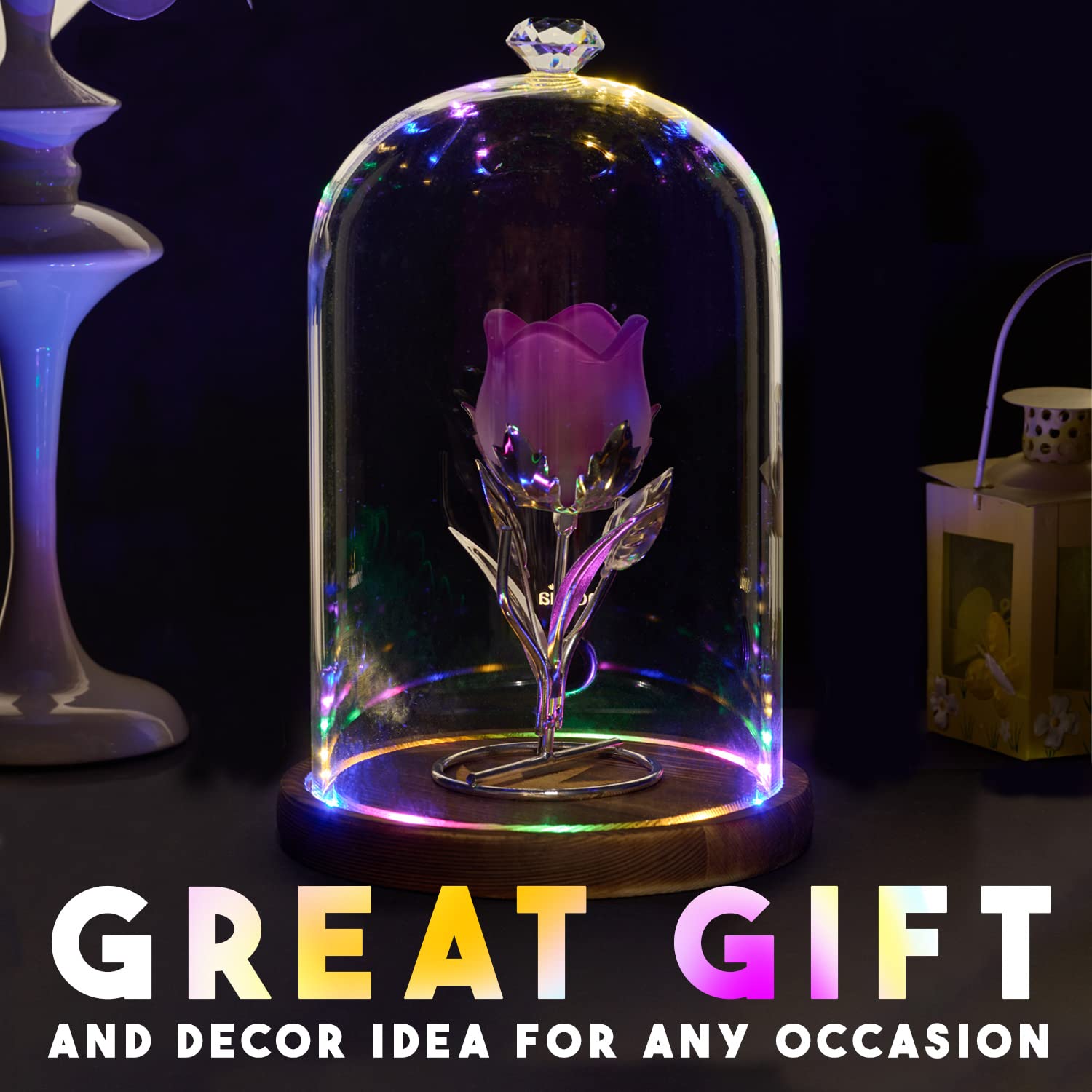 Homia gift-ready smoke dome decor adds a unique touch to any bar setup.