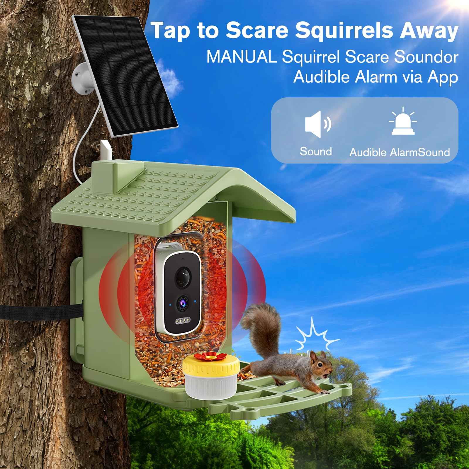 Homiefans 2.4GHz WiFi keeps stable live streaming and alerts.