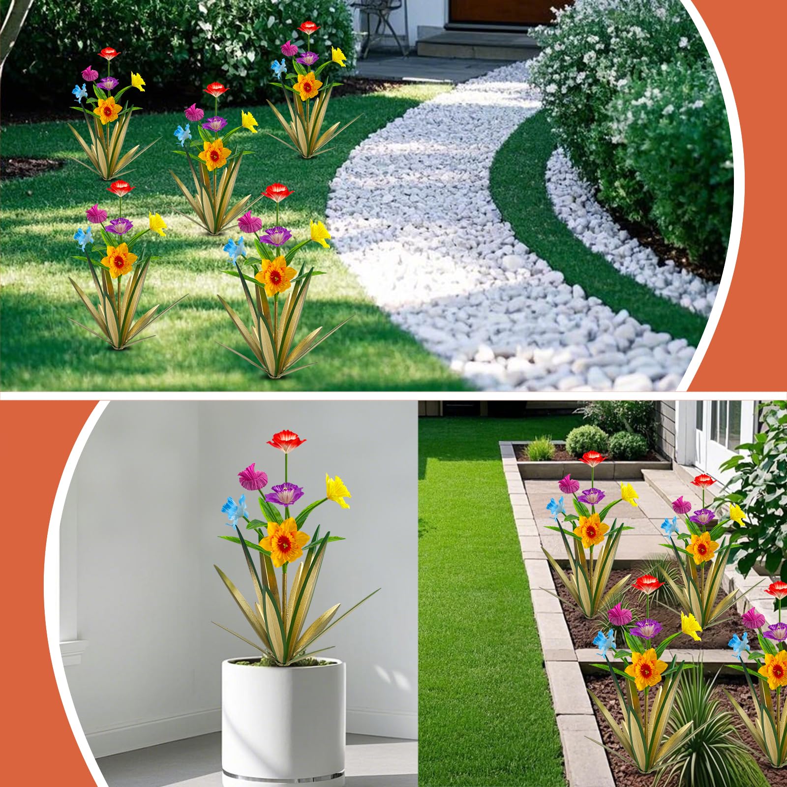 Homight indoor-outdoor agave statue fits porches, patios, and entryways.
