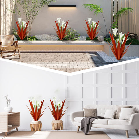 Homight metal agave decoration suitable for indoors and outdoors