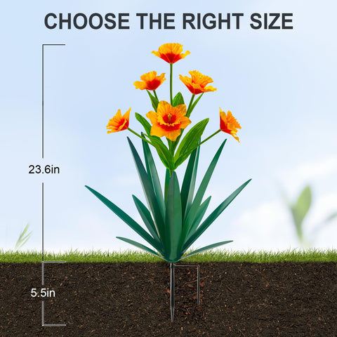 Homight metal agave plant weatherproof design ideal for front yards.