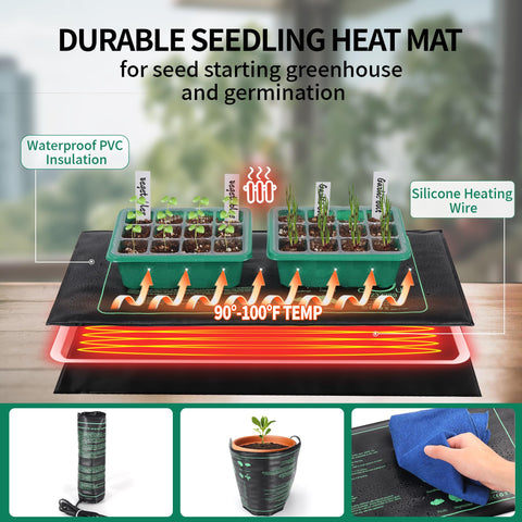 Homiton humidity dome with vents maintains moisture for sprouting