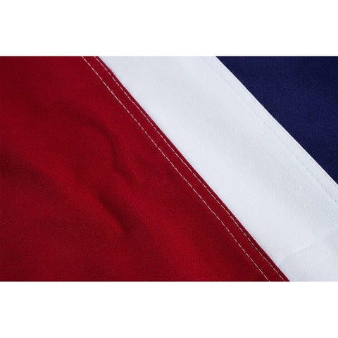 Homissor flag features a canvas header and brass grommets for easy secure installation.
