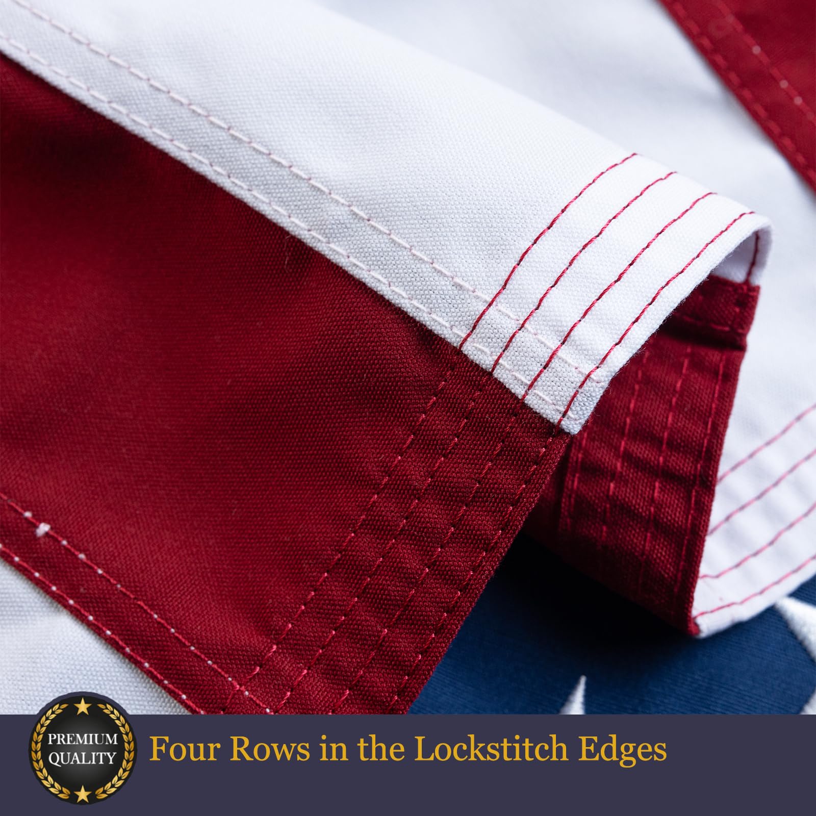 Homissor indoor wall display flag adds patriotic decor.