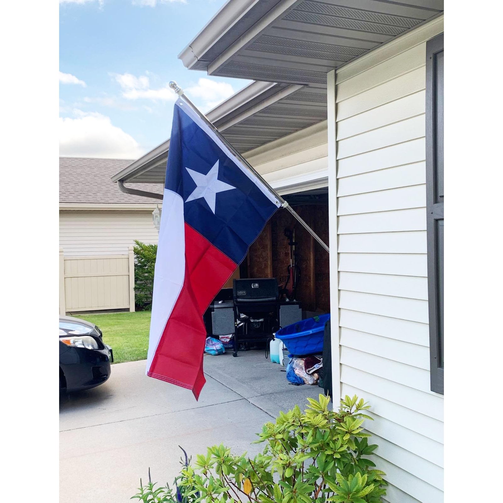 Homissor Texas flag 4x6 with brass grommets for secure mounting