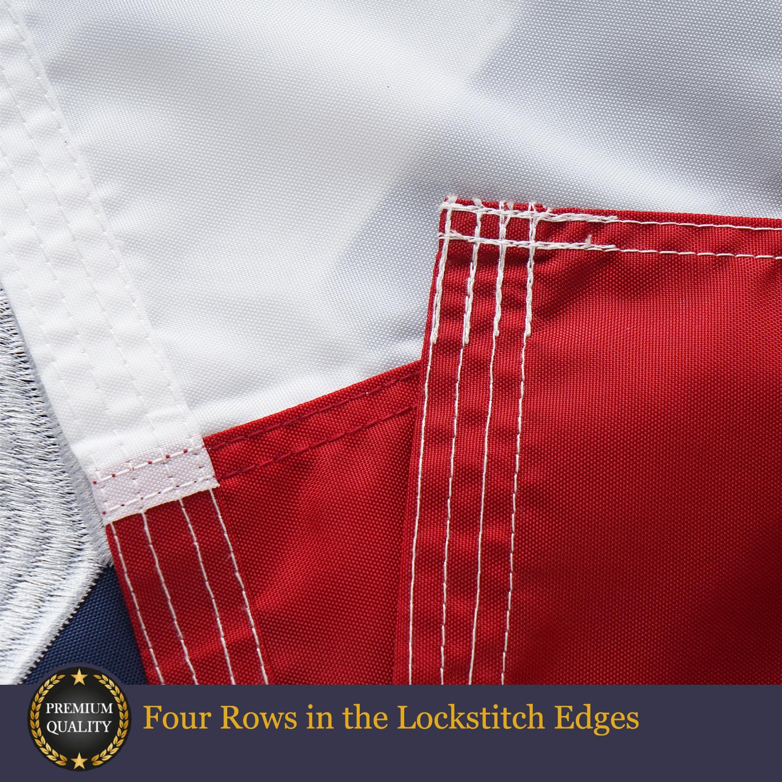 Homissor Texas flag 4x6 four-stitch hem for long-lasting wear
