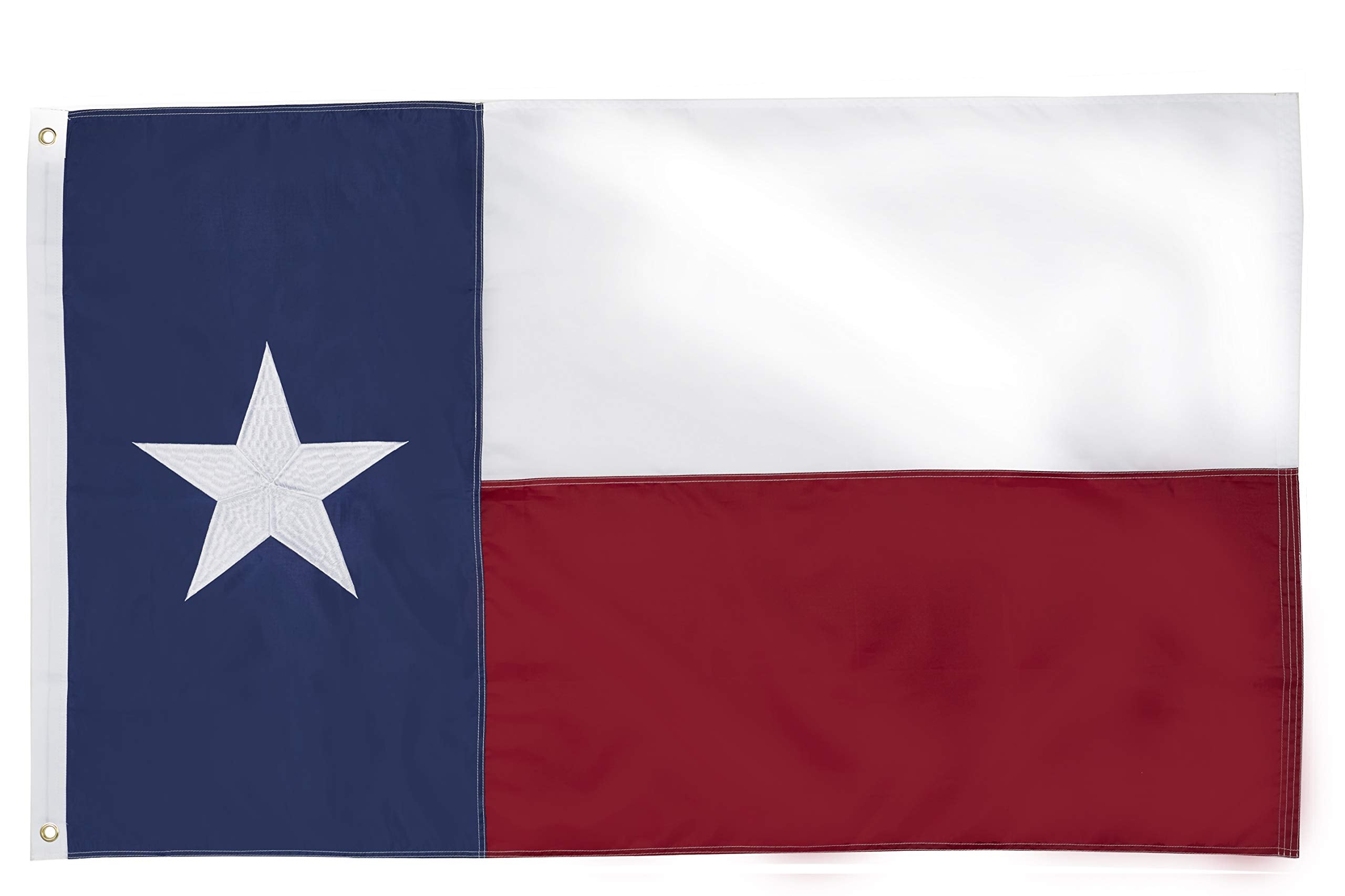 Homissor Texas flag 4x6 with embroidered star for outdoor display