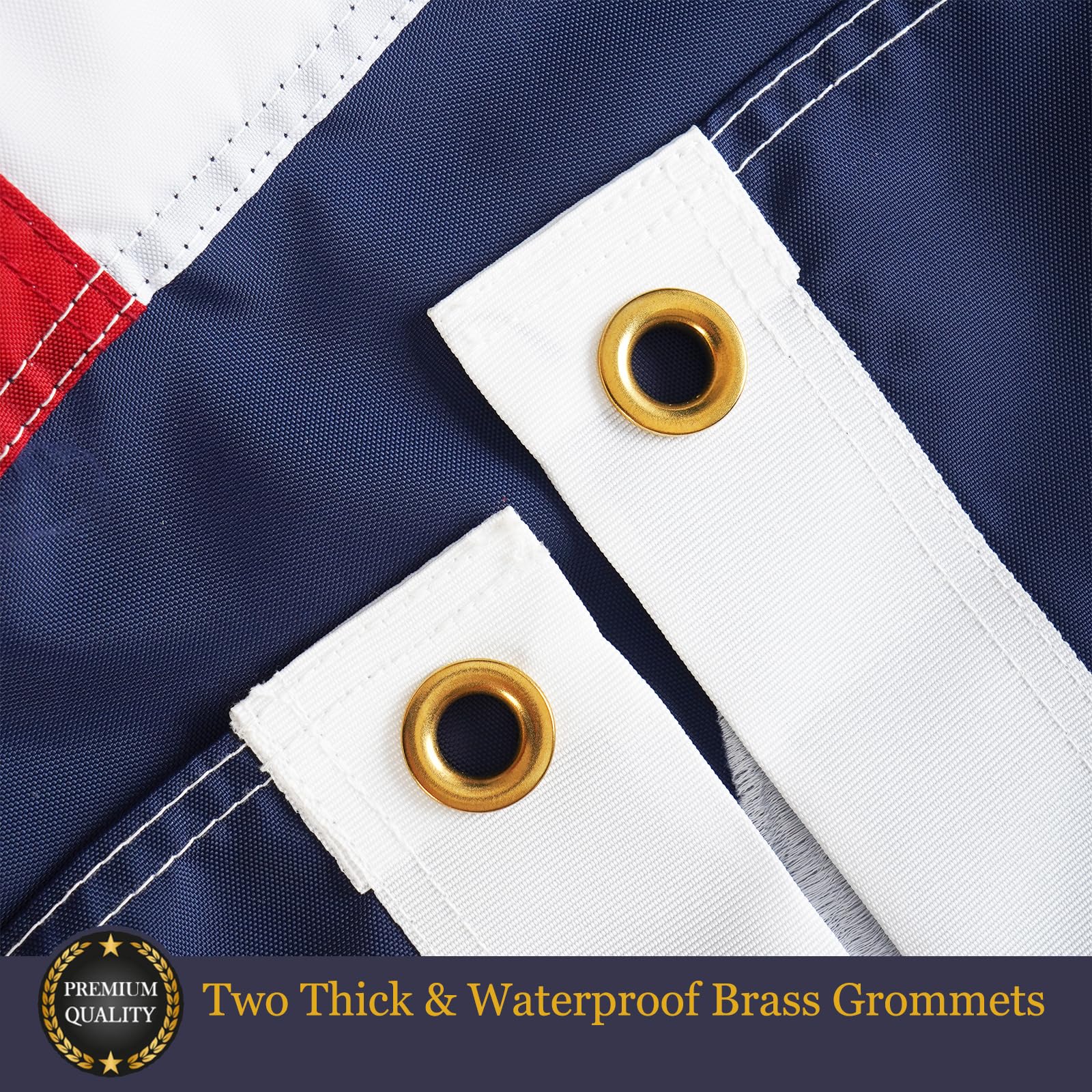 Homissor Texas flag 4x6 with water-resistant coating withstands rain
