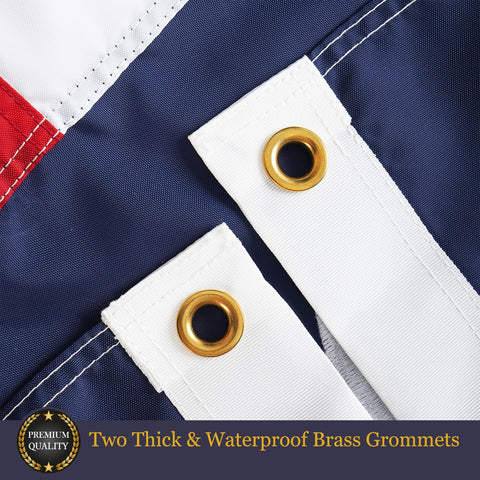 Homissor Texas flag 4x6 with water-resistant coating withstands rain