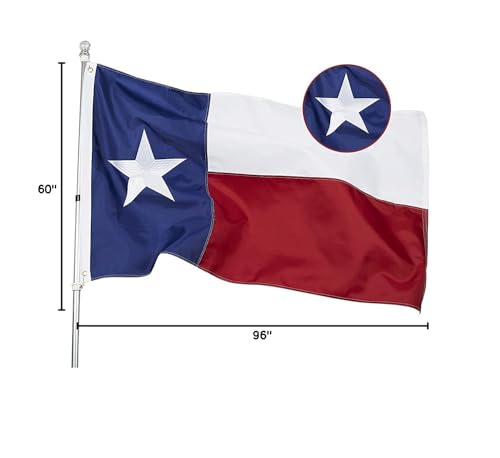 Flag ready for display during Texas celebrations with Homissor 5x8